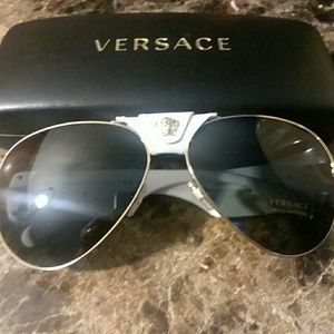 Authentic Versace Aviator Sunglasses